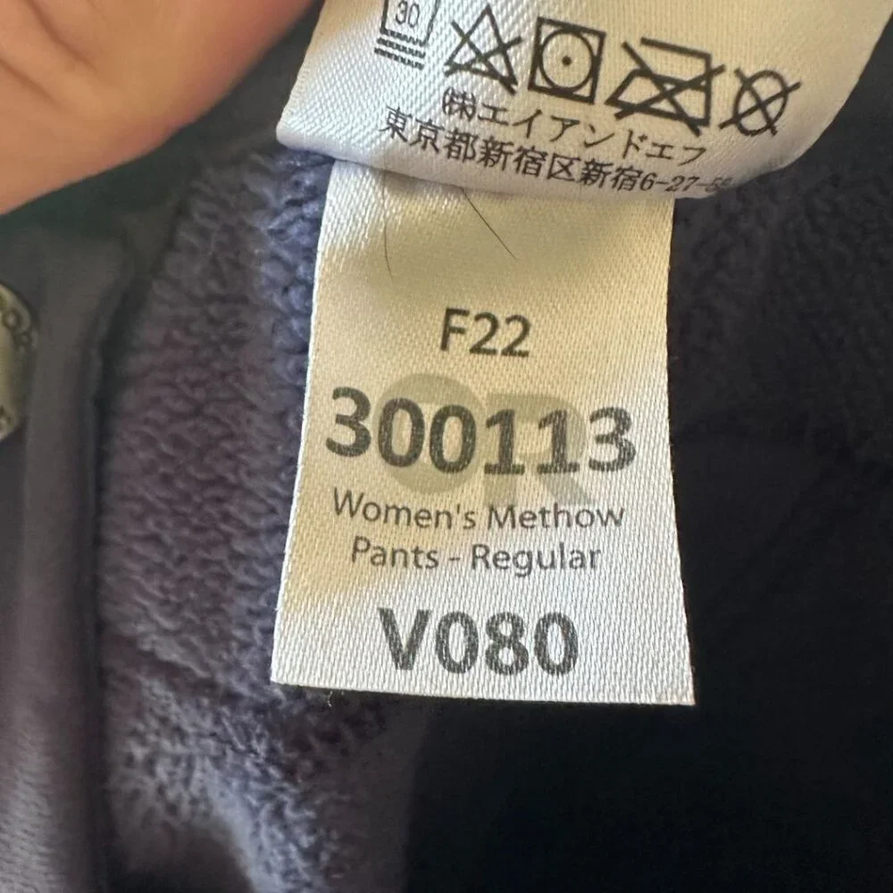 Outdoor Research Women's Methow Pants Size 4 Pant Small S Blue Fleece Lined - Picture 12 of 16